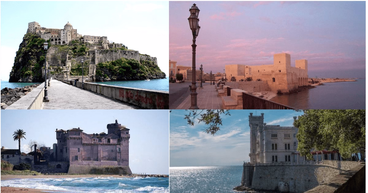 I più bei castelli italiani che si trovano sul mare