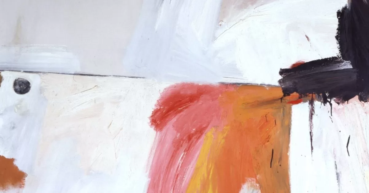 Robert Rauschenberg - "Blu exit" (1961) capolavoro di combine painting