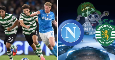 Napoli risorge in Champions: doppietta di Højlund batte lo Sporting 2-1