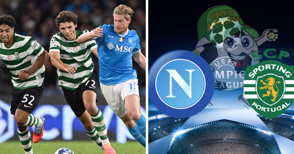 Napoli risorge in Champions: doppietta di Højlund batte lo Sporting 2-1
