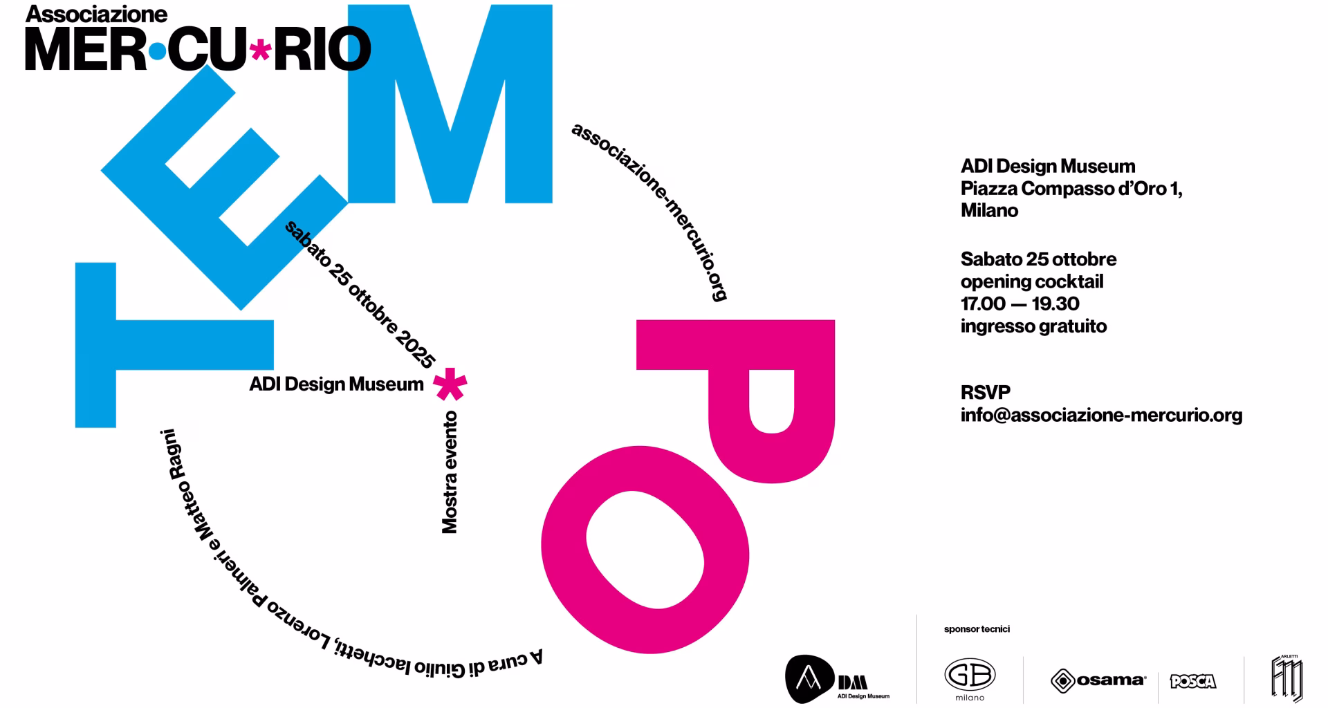 POSCA a TEMPO dal 25 al 30 ottobre a Milano