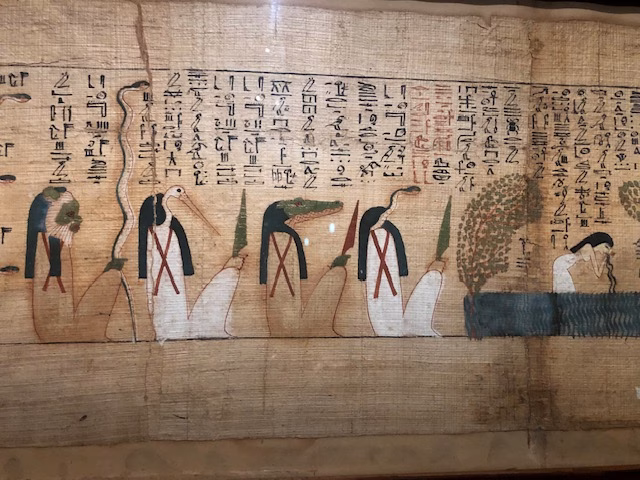 Papiro della cantatrice di Amon-Mostra "I tesori dei Faraoni" alle Scuderie del Quirinale