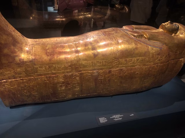 Sarcofago di Yuya -Mostra "I tesori dei Faraoni" alle Scuderie del Quirinale