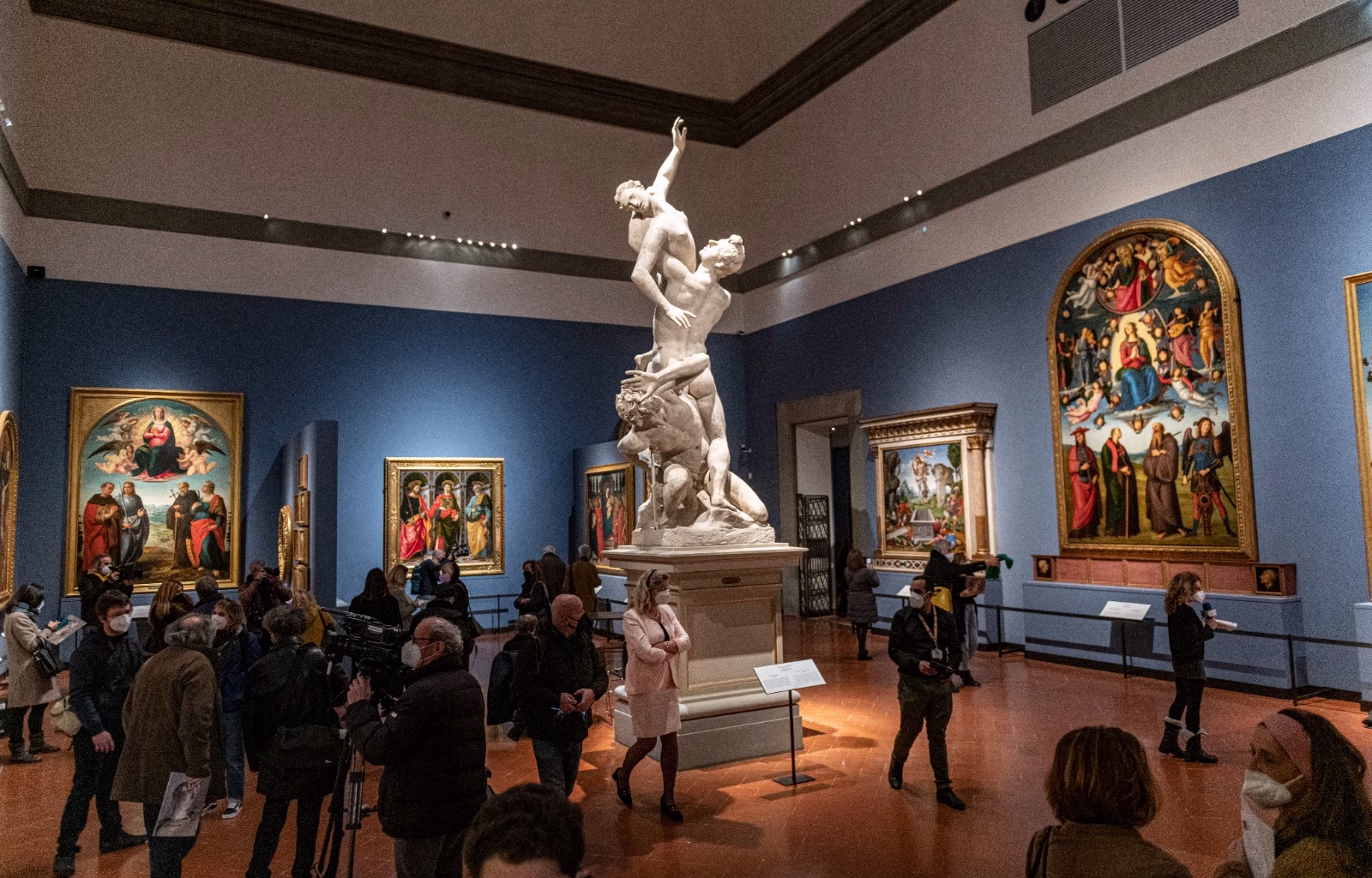 Sala del Colosso orizzontale alla Galleria dell'Accademia visitabile nelle Domeniche al museo