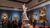 Sala del Colosso orizzontale alla Galleria dell'Accademia visitabile nelle Domeniche al museo