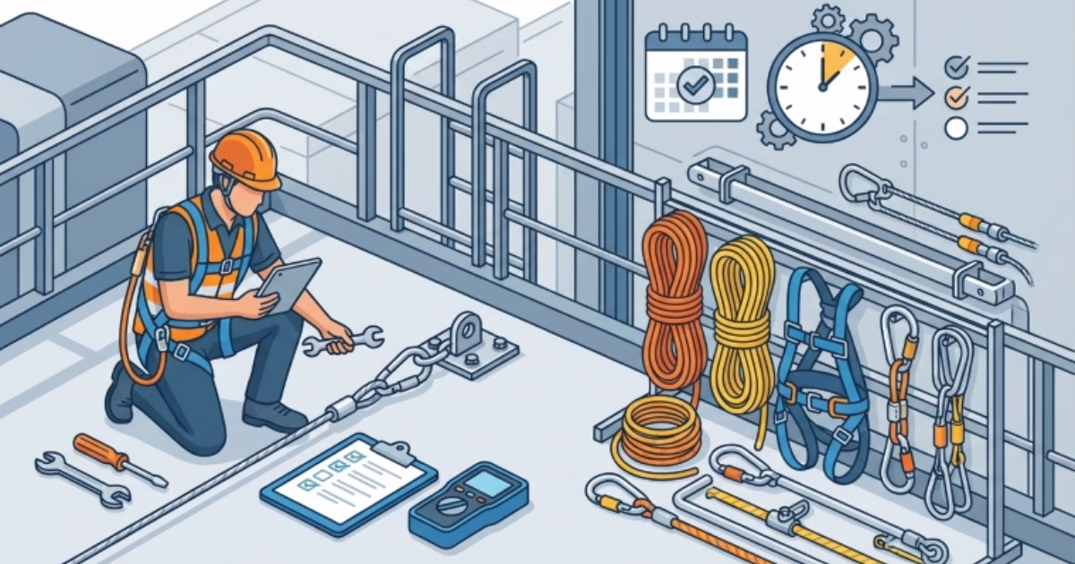 Ogni quanto vanno revisionate le linee vita? Tempi e obblighi normativi