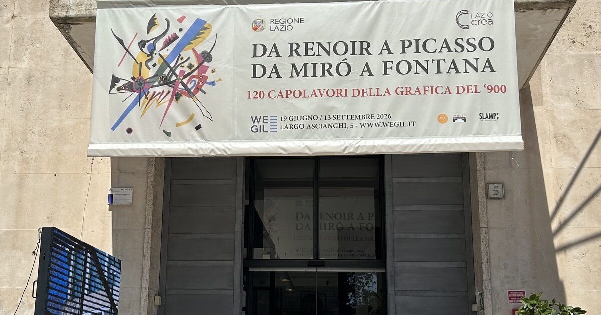 Il percorso espositivo al WeGil di Trastevere